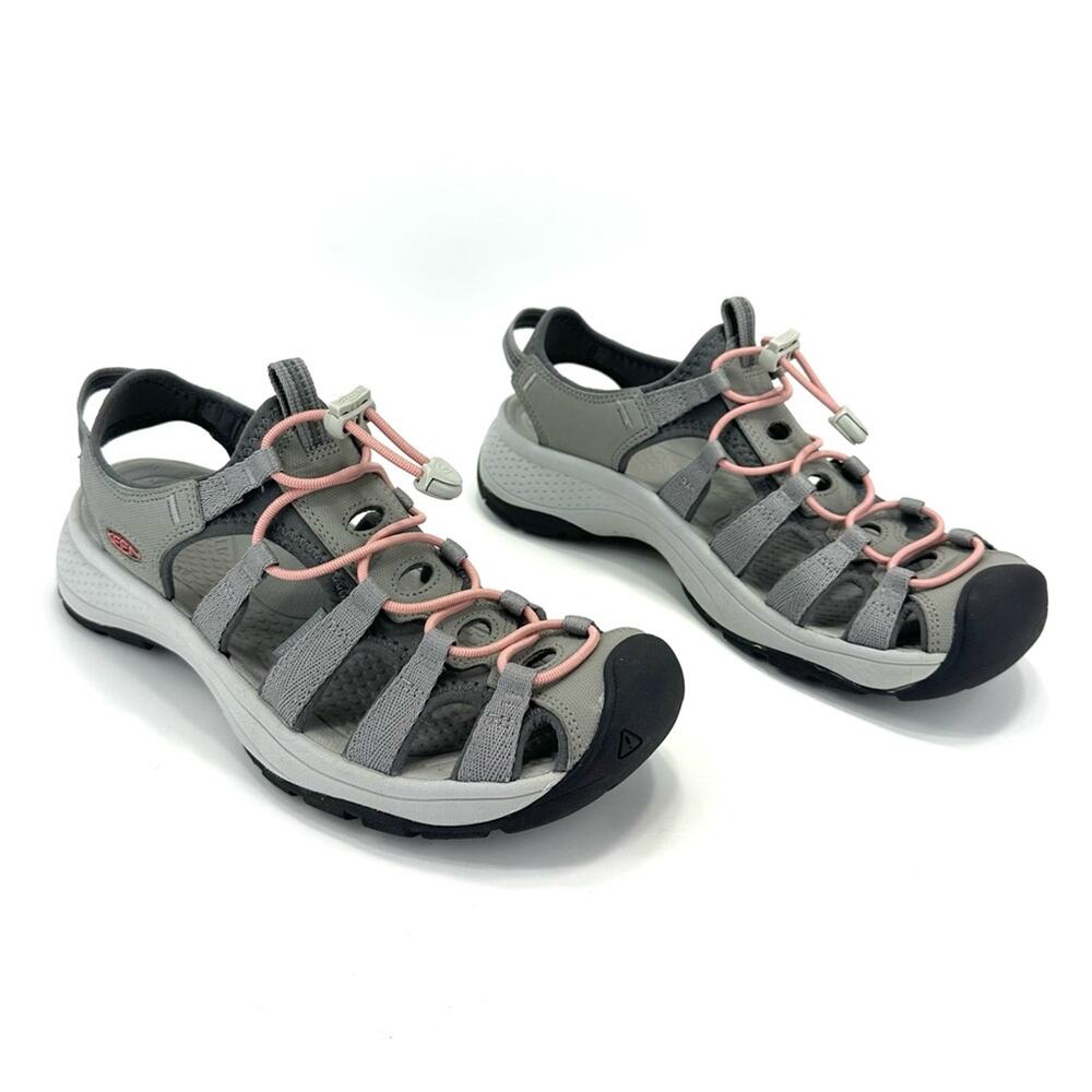 Keen Women Outdoor Sandal Sz 10 Closed-Toe Gray Astoria West Waterproof Washable